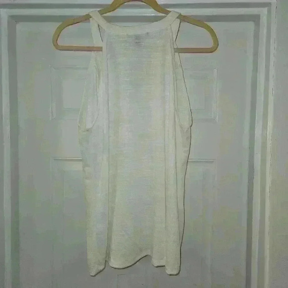 Cable & Gauge Womens Loose Fit Boho Embroidered Tank Top Size XL White - Picture 2 of 10